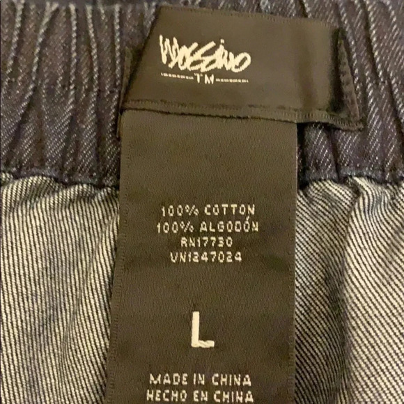 Mossimo Wide Leg Crop Culottes Pants with Tie - Picture 4 of 5